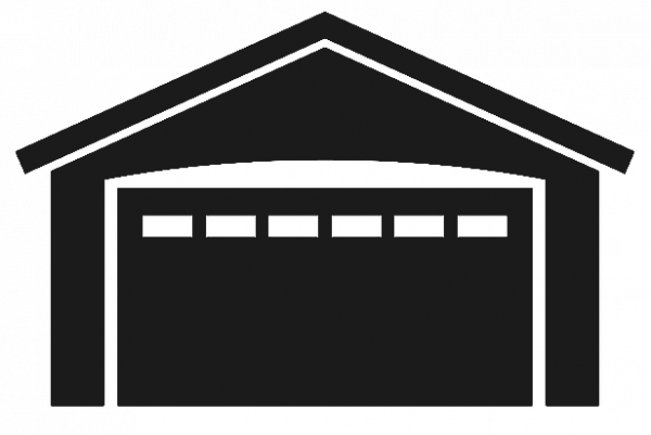 Garage Warehouse Png Hd Image (black)