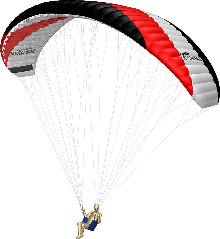 Paragliding Png Free Download (black)