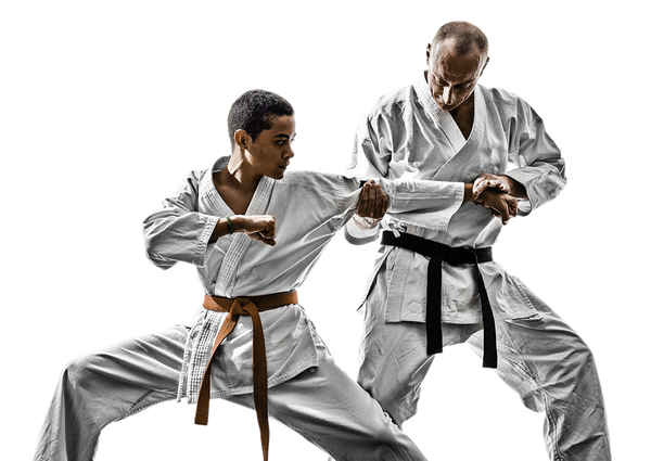 Karate Male Fighter Png File (gray, silver, black)