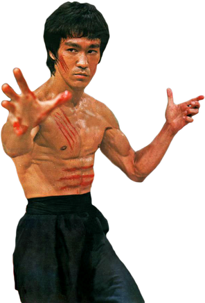 Karate Male Fighter Png Transparent Image (black)