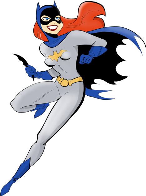 Barbara Gordon Png Image (black, silver)