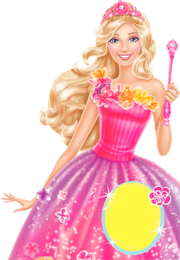 Barbie Doll Princess Vector Png (yellow, violet, pink, beige, black)