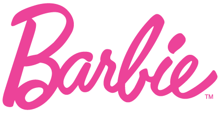 Barbie Logo Png Clipart (indigo, white, black, salmon, gray)