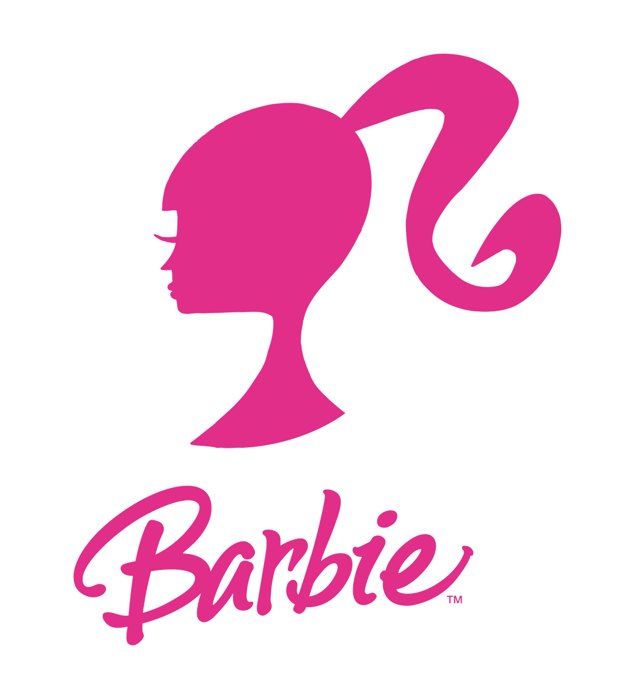 Barbie Logo Png Transparent Image (salmon, black)