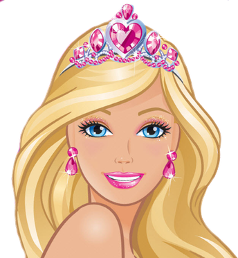 Barbie Png Photo (salmon, pink, black, chocolate)