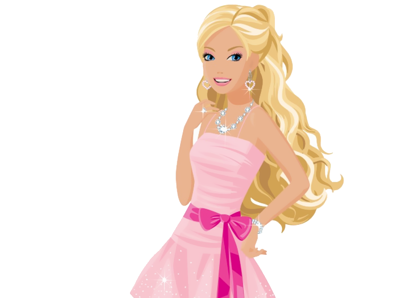 Barbie Png Picture (salmon, black, pink)