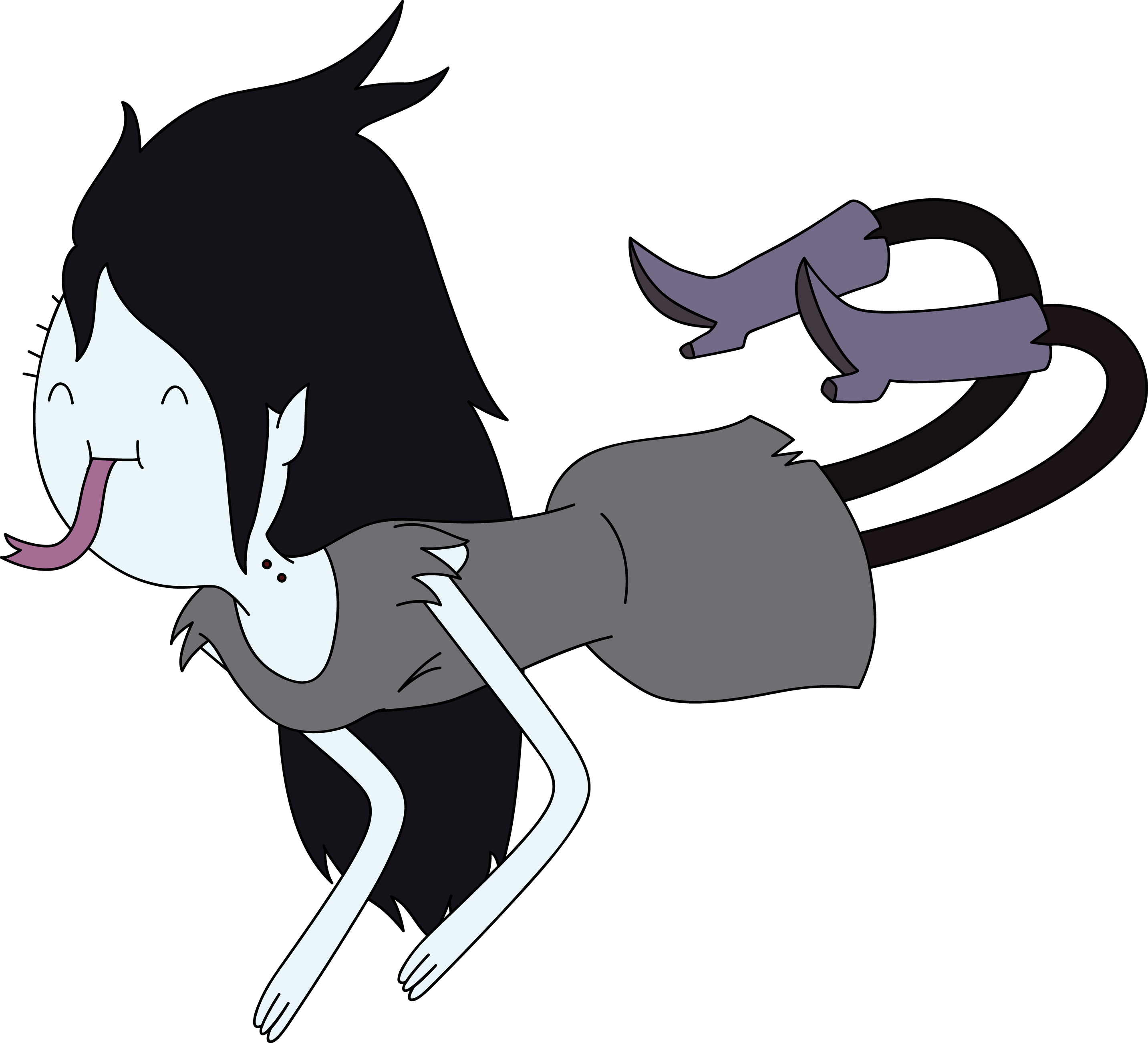 Marceline Vampire Queen Png Transparent (white, gray, lavender, black)