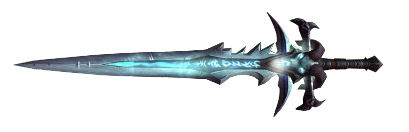 Warcraft Sword Png (white, lavender)