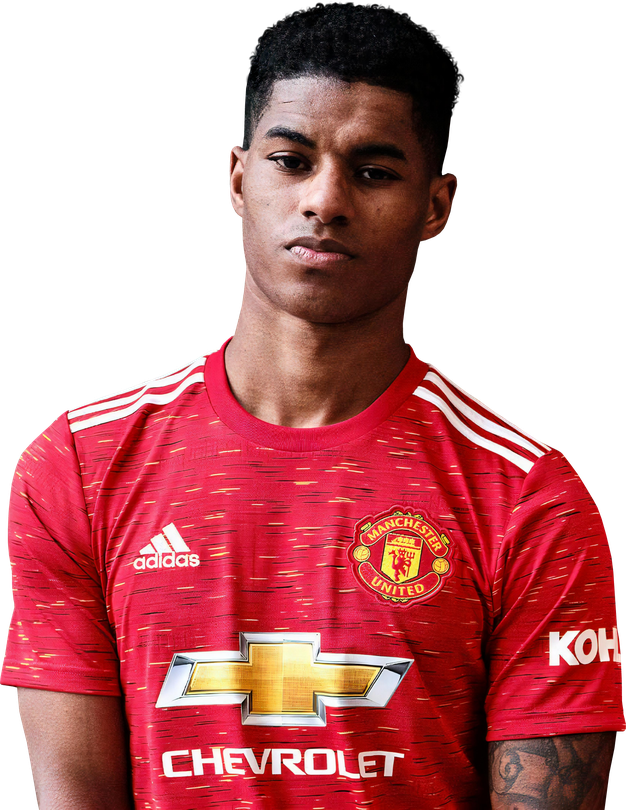 Marcus Rashford Png Isolated File (black)