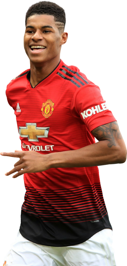 Marcus Rashford Transparent Png (red, white, black)