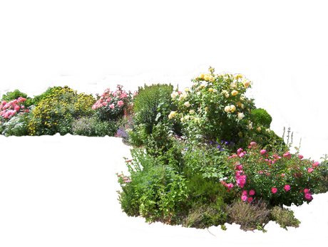 Garden Png Pic (black)