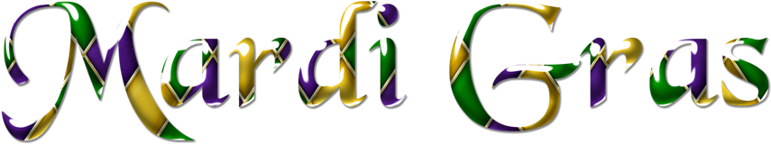 Mardi Gras Logo Png Hd (black)