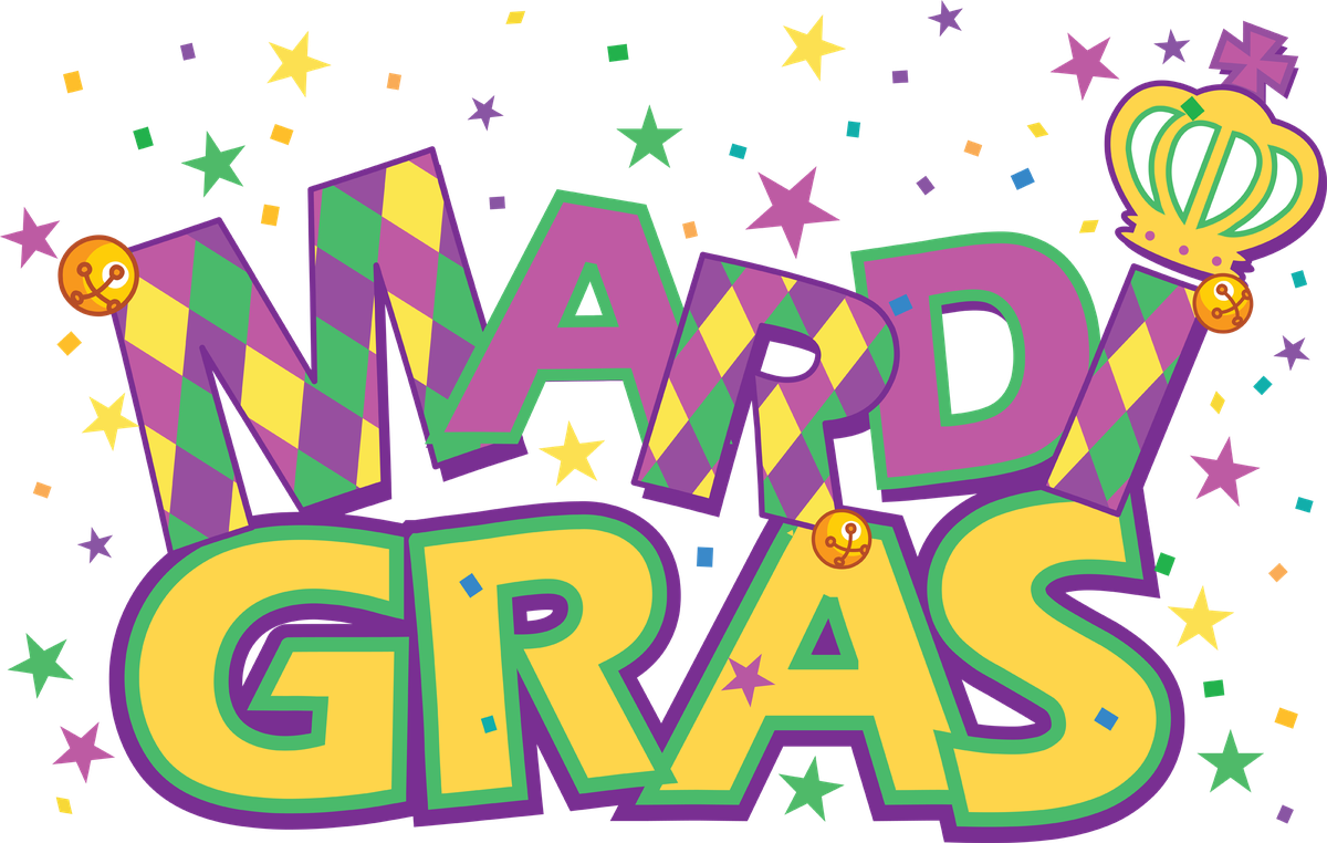 Mardi Gras Logo Png Pic (salmon, gray, black, gold)