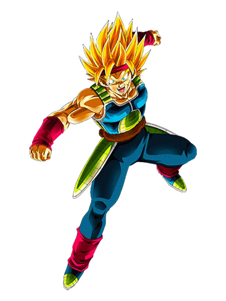 Bardock Transparent Png (black, teal)