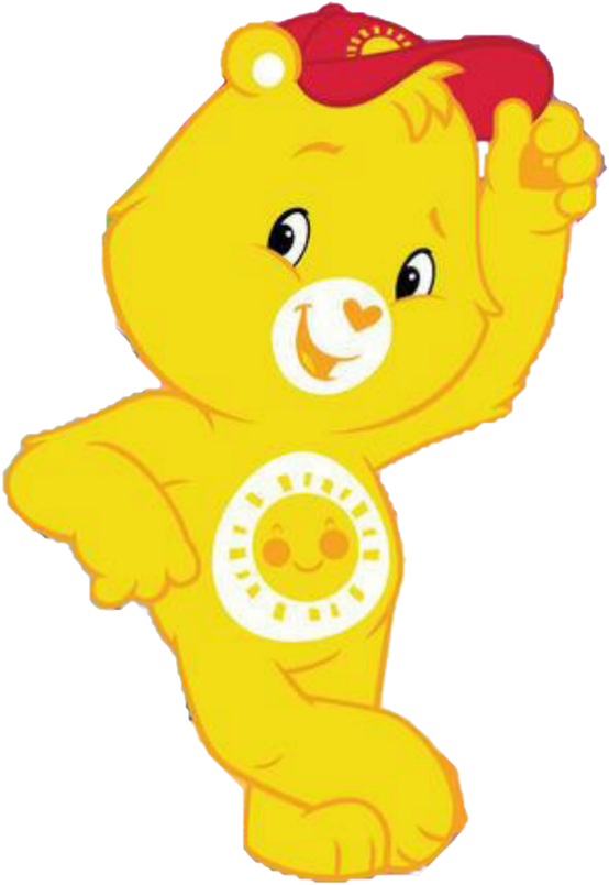 Care Bears Png File (black, gold)