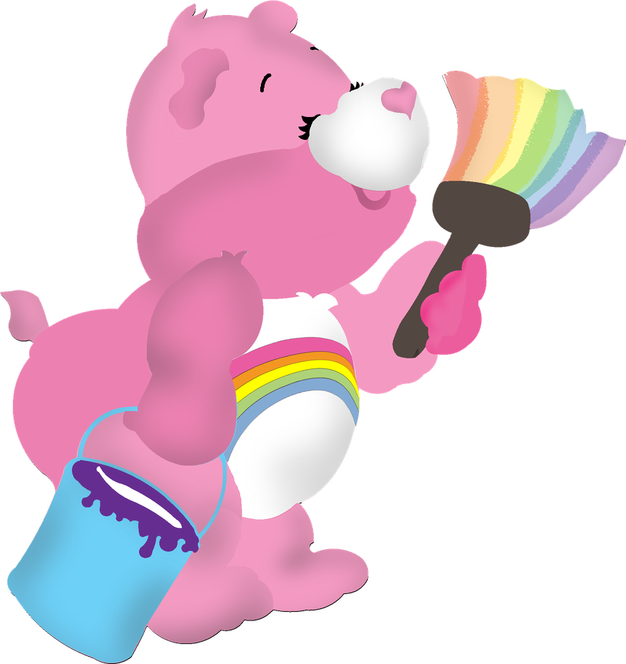 Care Bears Png Pic (silver, black, white, plum, gray)