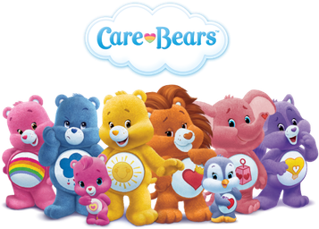 Care Bears Transparent Background (black, white)