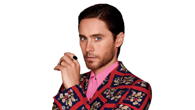 Jared Leto Png Image (black, salmon)