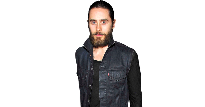 Jared Leto Png Isolated File (black)