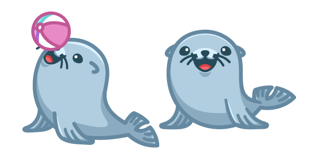 Eared Seals Png Free Download (black, plum, silver)