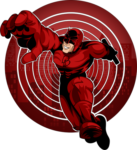 Daredevil Png Hd (black, maroon)