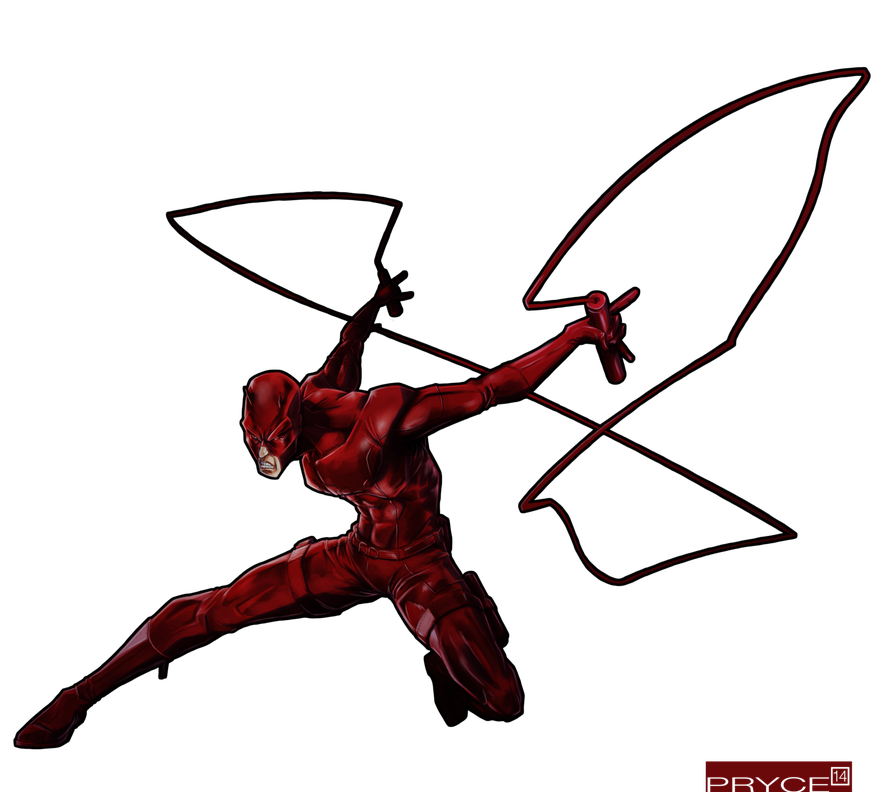 Daredevil Png Transparent Image (black, maroon)