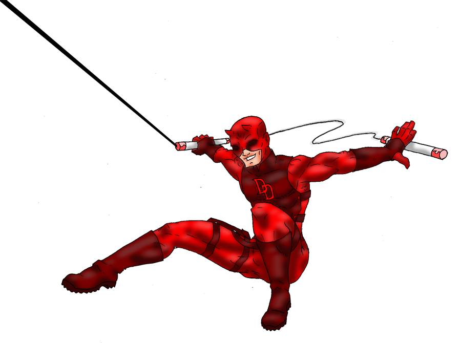 Daredevil Transparent Png (indigo, lavender, black, white, silver)