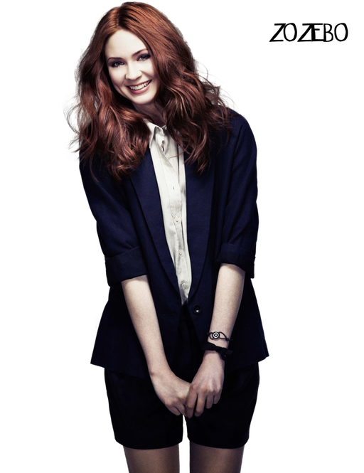 Karen Gillan Png File (black)