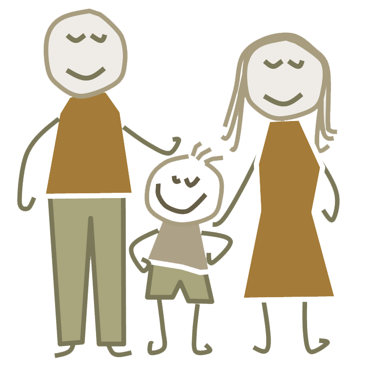 Parents Transparent Background (white, gray, chocolate, beige)