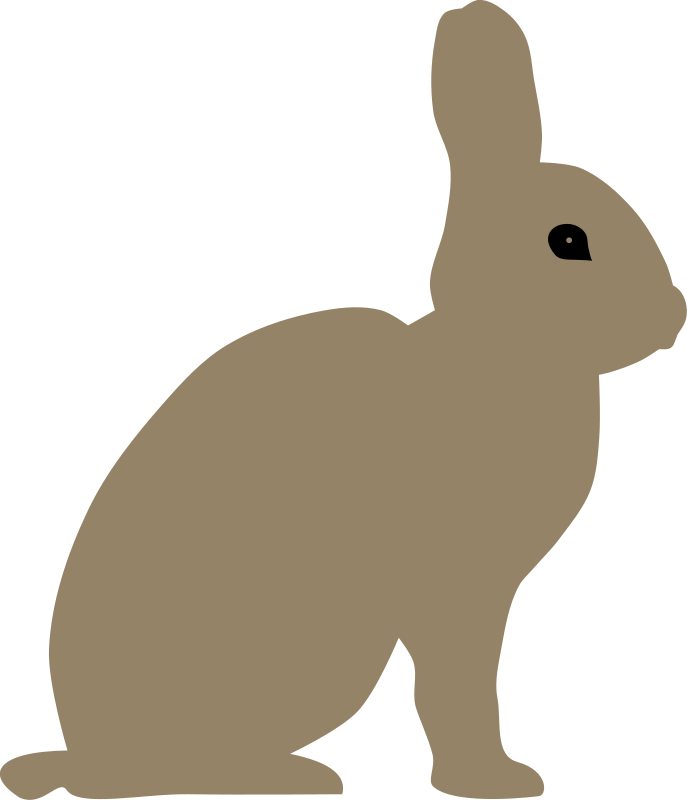 Hares Png Hd (black, gray)