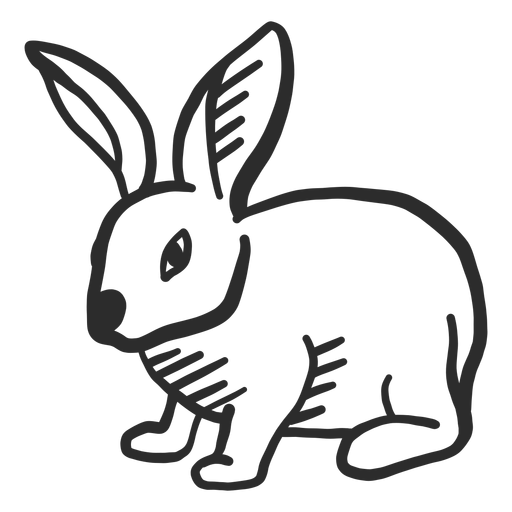 Hares Png Image (black)