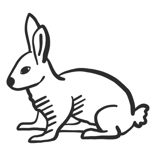 Hares Png Photos (black)