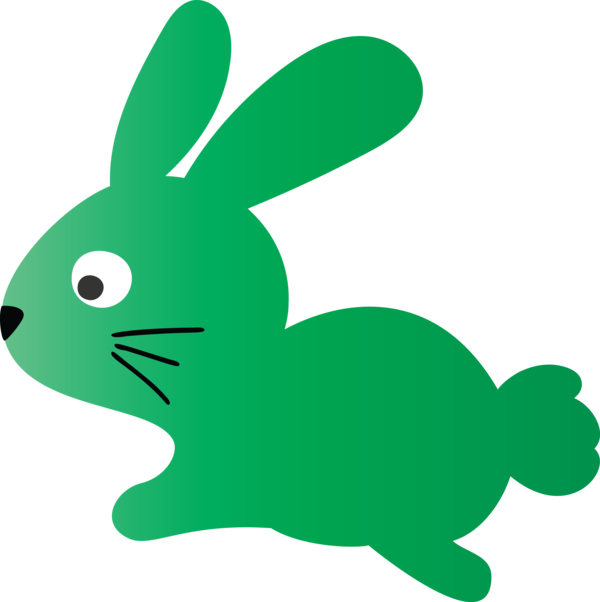 Hares Transparent Png (teal, black)