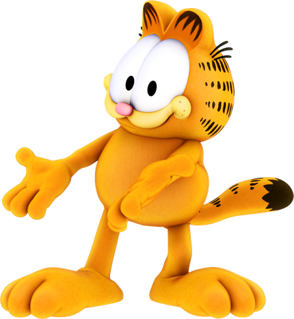 Garfiel Png Isolated Photo (black, orange, white)