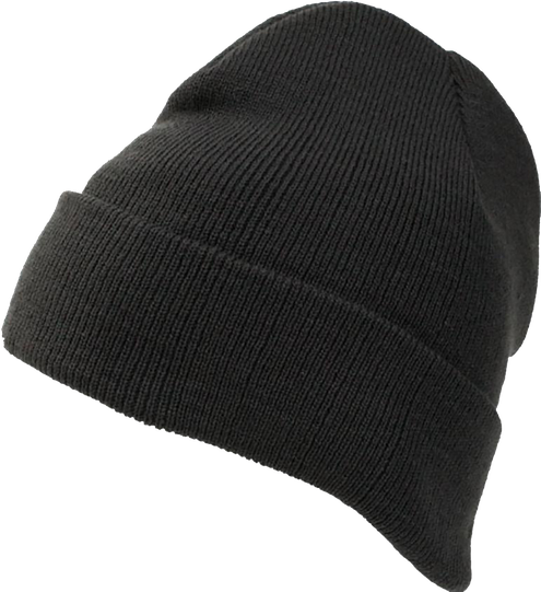 Large Beanie Transparent Png (black)