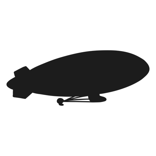 Cargo Airship Png File (black)