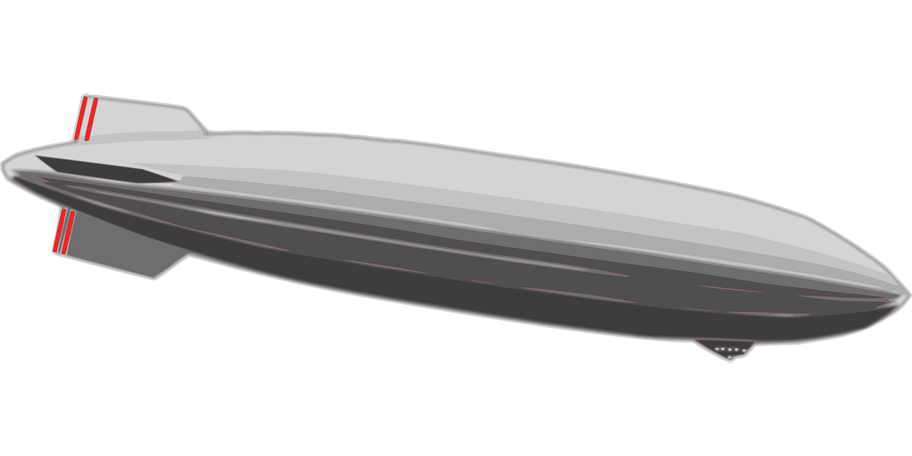 Cargo Airship Png Hd (white, indigo, silver, gray)