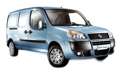 Cargo Fiat Doblo Van Png (black, gray, white)