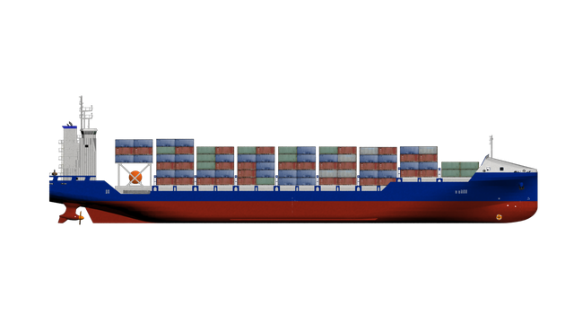 Cargo Vessel Png Clipart (black, navy, maroon)