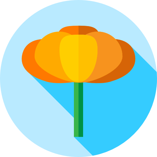 Marigold Png Pic (gold, orange, white, lavender, greenish blue)