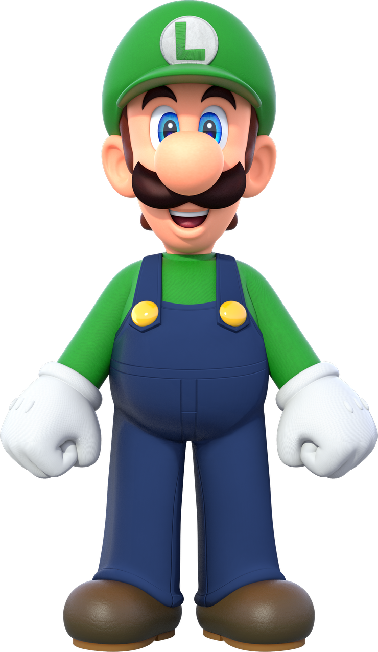 Mario And Luigi Png Isolated Photos (indigo, black)