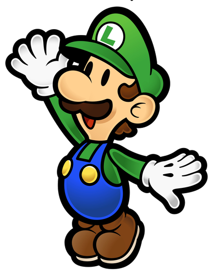 Mario And Luigi Png Photo (green, white, pink, black)