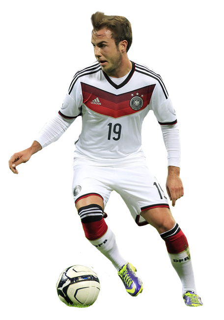 Mario Gotze Png Image (white, lavender, black)