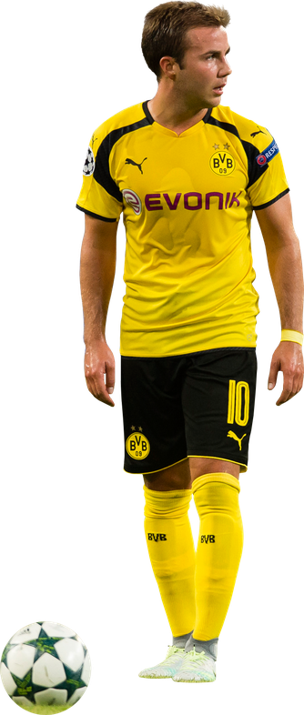 Mario Gotze Png Isolated Hd (black, orange, gold)