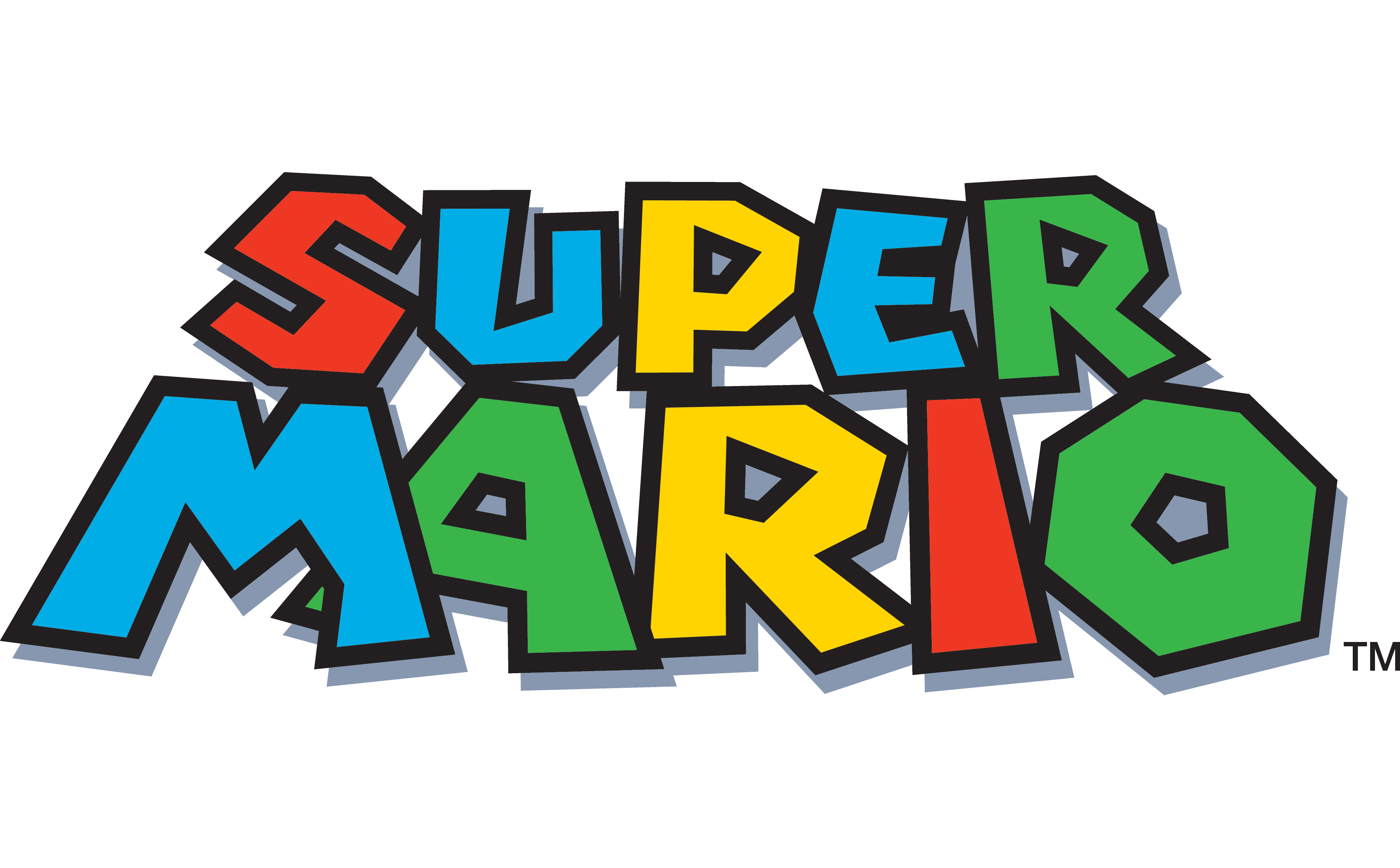 Mario Logo Transparent Png (gray, chocolate, greenish blue, gold, teal)