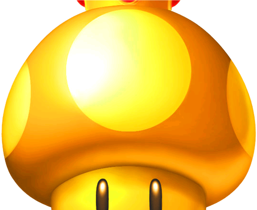 Mario Mushroom Png Image (white, chocolate, black, orange)