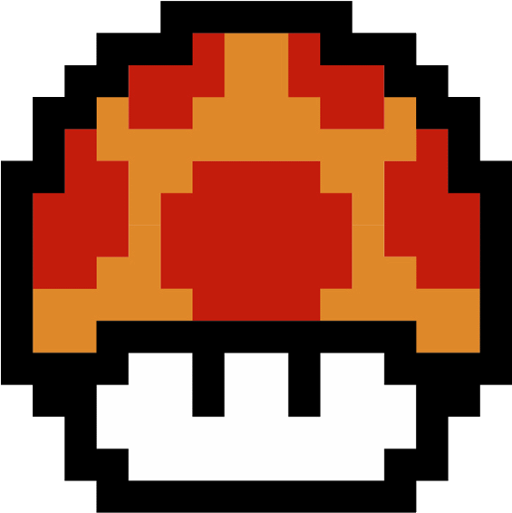 Mario Mushroom Png Isolated Photo (red, white, chocolate, black)