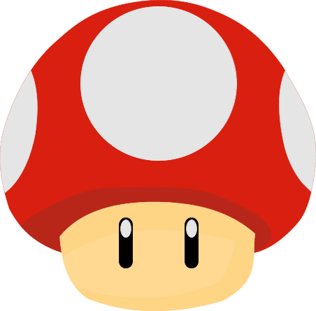 Mario Mushroom Png Isolated Photos (red, pink, chocolate, lavender, black)