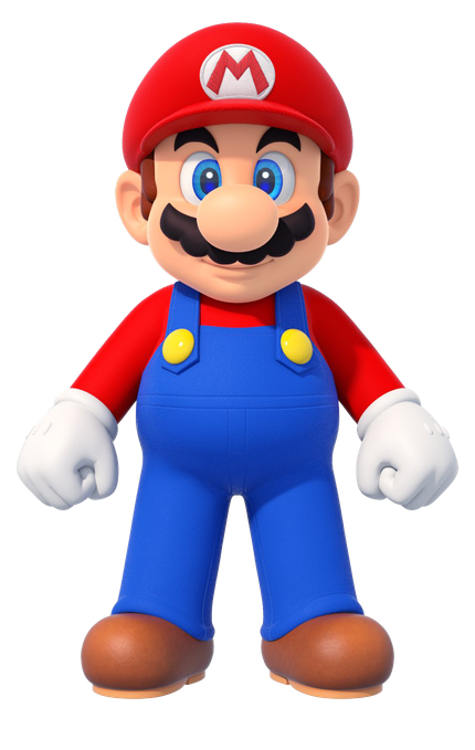 Mario Png Clipart (blue, navy, black, teal)