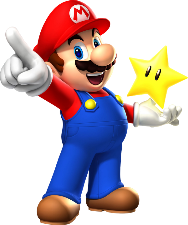 Mario Png Photos (yellow, blue, black, teal, white)